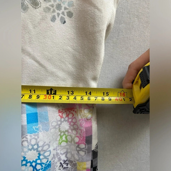 Preen by Thornton Bergazzi Designer multicoloured pattern Dress Sz M - Picture 13 of 14